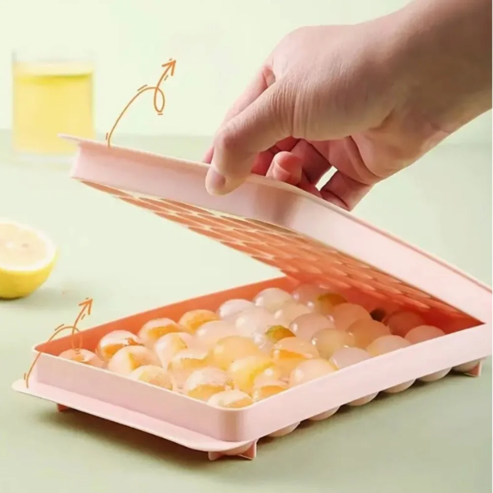 Ice Cube Tray - 33 Grids, Ice Ball Mold, Ball Shaped Ice Tray NEW